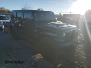 2012 Jeep Wrangler Unlimited Rubicon with VIN 1C4HJWFG1CL221083, listed as a Copart auction lot 80081654 with 163,912 mi miles and Salvage title. Bid and sale history available at DreamBid. Image 4.