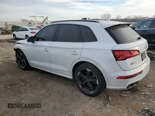 2019 Audi SQ5 Premium Plus with VIN WA1B4AFY3K2064082, listed as a Copart auction lot 81191483 with 43,602 mi miles and . Bid and sale history available at DreamBid. Image 2.