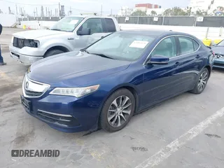 2015 Acura TLX Tech with VIN 19UUB1F51FA004938, listed as a IAAI auction lot 42083428 with 108,397 mi miles. Bid and sale history available at carsss.com. Image 18.