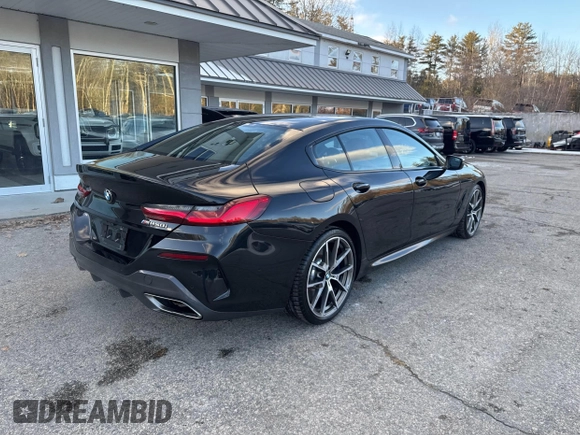 2020 BMW 8 Series M850i with VIN WBAGV8C08LBP48642, listed as a IAAI auction lot 41346377 with 141,651 mi miles. Bid and sale history available at carsss.com. Image 4.