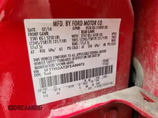 2015 Ford F-250 XL with VIN 1FT7W2AT2FEA89972, listed as a Copart auction lot 63997125 with 289,467 mi miles and Clean title. Bid and sale history available at DreamBid. Image 12.