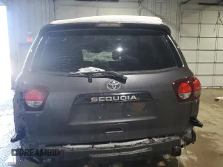 2018 Toyota Sequoia SR5 with VIN 5TDBY5G16JS157043, listed as a Copart auction lot 44807395 with 109,526 mi miles and Salvage Title. Bid and sale history available at carsss.com. Image 6.