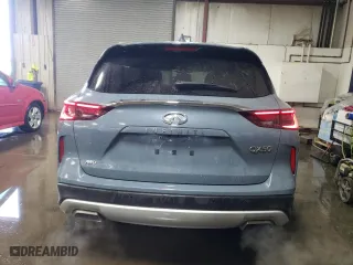 2022 Infiniti QX50 LUXE with VIN 3PCAJ5BB1NF113221, listed as a Copart auction lot 83482814 with 29,274 mi miles and Salvage Title. Bid and sale history available at carsss.com. Image 6.