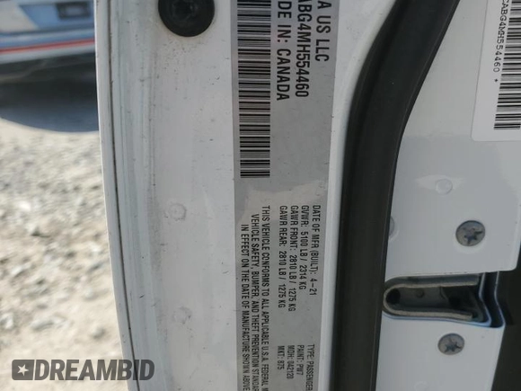 2021 Chrysler 300 S z VIN 2C3CCABG4MH554460, wystawiony jako Copart lot #52390045 z przebiegiem 80 866 mil mil oraz Szkoda całkowita • Salvage title. Historia ofert i sprzedaży dostępna na DreamBid. Obrazek 13.