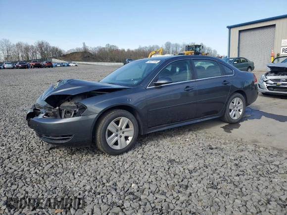 2011 Chevrolet Impala LS Fleet with VIN 2G1WF5EK0B1285055, listed as a Copart auction lot 54221105 with 110,002 mi miles and Salvage Title. Bid and sale history available at DreamBid. Image 1.