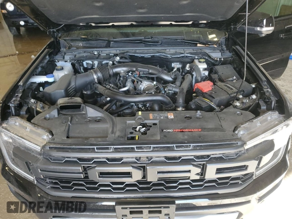 2024 Ford Ranger Raptor with VIN 1FTER4LR7RLE07063, listed as a Copart auction lot 47628295 with 8,187 mi miles and Salvage Title. Bid and sale history available at carsss.com. Image 11.
