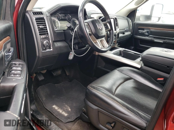 2017 Ram 2500 Laramie with VIN 3C6UR5FL3HG756880, listed as a Copart auction lot 83667074 with 121,950 mi miles and Salvage Title. Bid and sale history available at carsss.com. Image 8.