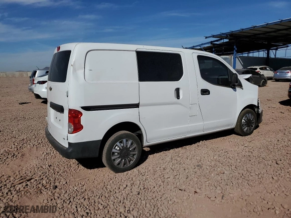 2015 Chevrolet City Express Cargo Van LS with VIN 3N63M0YN7FK699529, listed as a Copart auction lot 46187635 with 122,193 mi miles and Salvage Title. Bid and sale history available at carsss.com. Image 3.