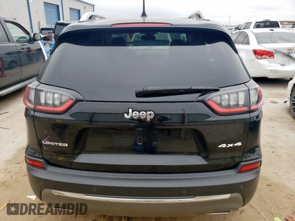 2019 Jeep Cherokee Limited with VIN 1C4PJMDN2KD124128, listed as a Copart auction lot 51630035 with 44,693 mi miles and Salvage Title. Bid and sale history available at carsss.com. Image 6.