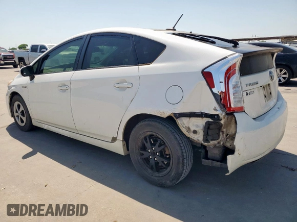 2012 Toyota Prius One with VIN JTDKN3DU6C0334031, listed as a Copart auction lot 52438865 with 194,467 mi miles and Salvage Title. Bid and sale history available at carsss.com. Image 2.