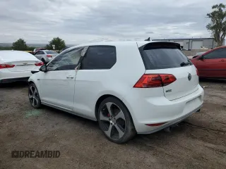 2015 Volkswagen Golf GTI S with VIN 3VWYT7AU9FM031416, listed as a Copart auction lot 60195284 with Not Provided miles and Salvage Title. Bid and sale history available at carsss.com. Image 2.