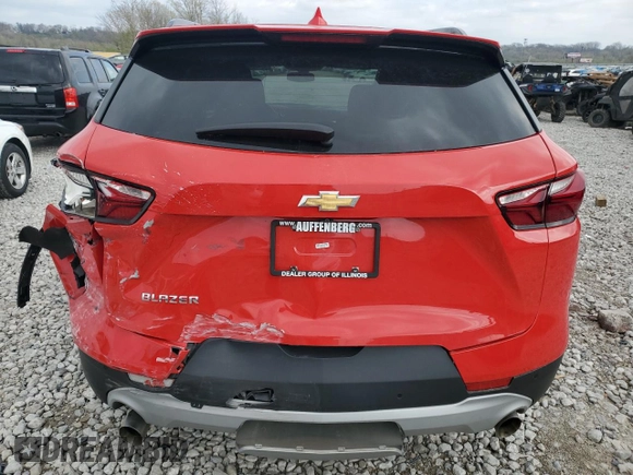 2020 Chevrolet Blazer LT with VIN 3GNKBCRSXLS674685, listed as a Copart auction lot 52695895 with 73,223 mi miles and Salvage title. Bid and sale history available at DreamBid. Image 6.