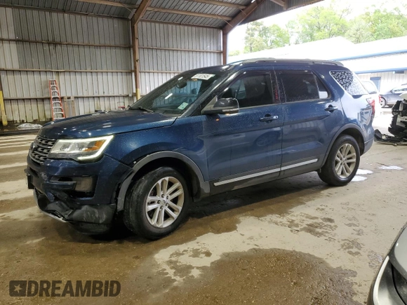2017 Ford Explorer XLT with VIN 1FM5K7DH4HGD78362, listed as a Copart auction lot 51101545 with 127,091 mi miles and Salvage Title. Bid and sale history available at DreamBid. Image 1.