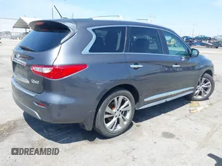2014 Infiniti QX60 with VIN 5N1AL0MNXEC524906, listed as a IAAI auction lot 42106134 with 109,280 mi miles. Bid and sale history available at carsss.com. Image 4.