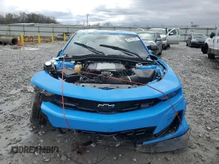 2022 Chevrolet Camaro LT1 with VIN 1G1FF1R78N0126475, listed as a Copart auction lot 87551545 with 25,430 mi miles and Salvage Title. Bid and sale history available at carsss.com. Image 5.