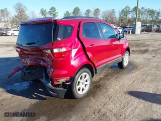 2018 Ford EcoSport SE with VIN MAJ6P1UL7JC204140, listed as a IAAI auction lot 41812577 with 76,968 mi miles. Bid and sale history available at carsss.com. Image 4.