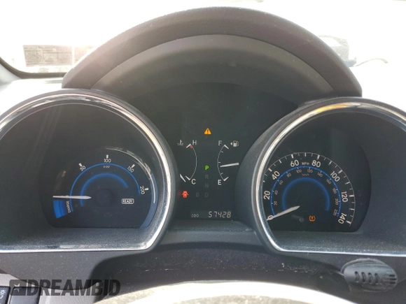 2010 Toyota Highlander Hybrid with VIN JTEBW3EH3A2044387, listed as a Copart auction lot 48630495 with 57,428 mi miles and Salvage Title. Bid and sale history available at carsss.com. Image 9.