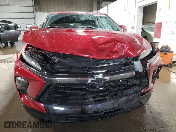 2024 Chevrolet Blazer RS with VIN 3GNKBKRS7RS144872, listed as a Copart auction lot 87925375 with 19,023 mi miles and Salvage title. Bid and sale history available at DreamBid. Image 5.
