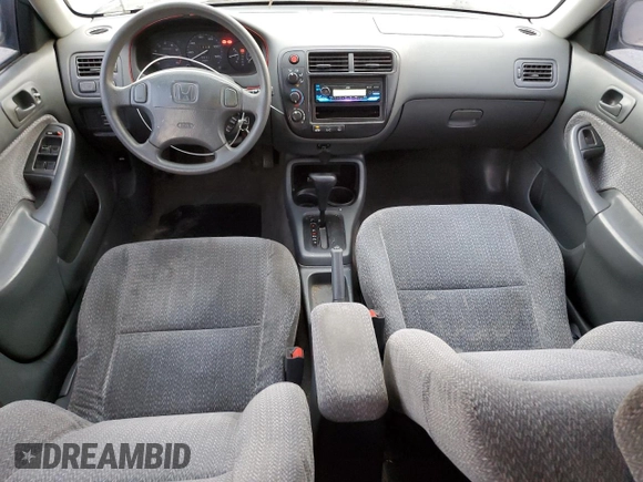 2000 Honda Civic LX with VIN 1HGEJ6672YL035550, listed as a Copart auction lot 50013625 with 158,221 mi miles and Salvage Title. Bid and sale history available at DreamBid. Image 8.