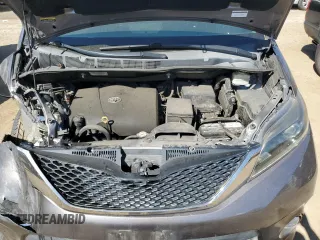 2017 Toyota Sienna SE with VIN 5TDXZ3DC5HS766941, listed as a Copart auction lot 56222045 with 94,250 mi miles and Salvage title. Bid and sale history available at DreamBid. Image 12.