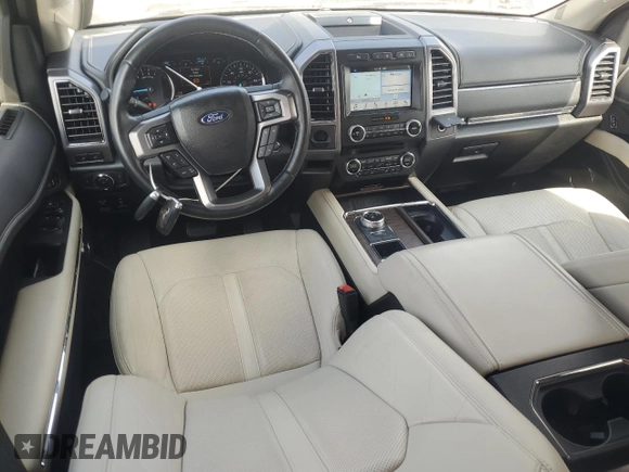 2018 Ford Expedition Platinum with VIN 1FMJU1LT2JEA18729, listed as a Copart auction lot 53870495 with 22,620 mi miles and Salvage title. Bid and sale history available at DreamBid. Image 8.