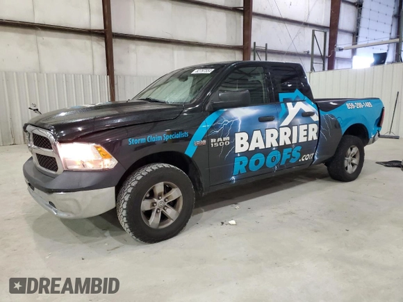 2018 Ram 1500 Express with VIN 1C6RR7FTXJS321578, listed as a Copart auction lot 82797554 with 149,676 mi miles and Salvage Title. Bid and sale history available at carsss.com. Image 1.