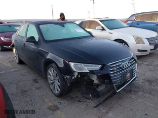 2017 Audi A4 Premium with VIN WAUANAF47HN039038, listed as a IAAI auction lot 41439609 with 121,410 mi miles. Bid and sale history available at carsss.com. Image 1.