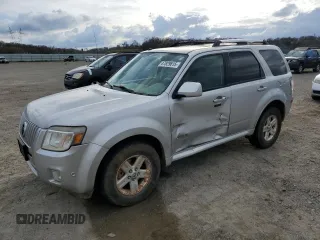 2010 Mercury Mariner Hybrid with VIN 4M2CN3K38AKJ17073, listed as a Copart auction lot 47829815 with 185,318 mi miles and Salvage Title. Bid and sale history available at carsss.com. Image 1.