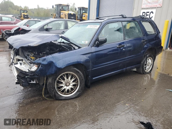 2006 Subaru Forester 2.5 X with VIN JF1SG63626H738003, listed as a Copart auction lot 71572334 with 0 mi miles and Salvage Title. Bid and sale history available at carsss.com. Image 1.