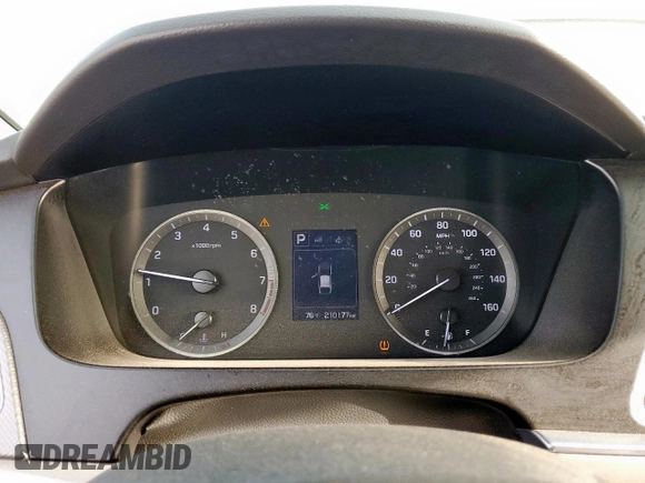 2015 Hyundai Sonata SE z VIN 5NPE24AF2FH191149, wystawiony jako Copart lot #56921245 z przebiegiem 210 177 mil mil oraz Szkoda całkowita • Salvage title. Historia ofert i sprzedaży dostępna na DreamBid. Obrazek 9.