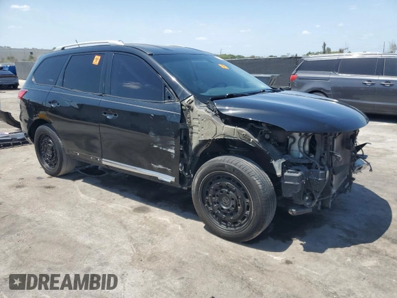2015 Nissan Pathfinder SV with VIN 5N1AR2MM3FC606530, listed as a Copart auction lot 53937825 with 180,197 mi miles and Salvage Title. Bid and sale history available at carsss.com. Image 4.