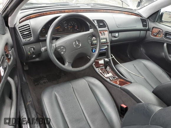 2001 Mercedes-Benz CLK 320/430 with VIN WDBLJ65G71F175961, listed as a Copart auction lot 54886275 with 58,455 mi miles and Clean Title. Bid and sale history available at carsss.com. Image 8.