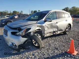 2013 Infiniti JX35 with VIN 5N1AL0MM2DC345006, listed as a Copart auction lot 75077324 with 249,410 mi miles and Salvage Title. Bid and sale history available at carsss.com. Image 1.