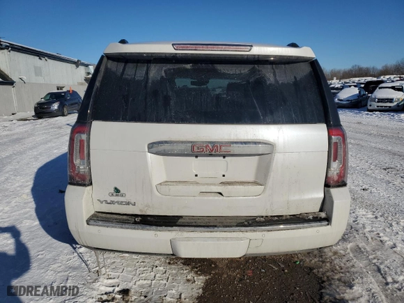 2016 GMC Yukon Denali with VIN 1GKS2CKJ4GR240849, listed as a Copart auction lot 46348875 with 105,914 mi miles and Clean Title. Bid and sale history available at carsss.com. Image 6.