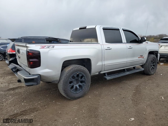 2017 Chevrolet Silverado 1500 LT with VIN 3GCUKREC2HG265075, listed as a Copart auction lot 81356484 with 99,484 mi miles and Salvage Title. Bid and sale history available at carsss.com. Image 3.