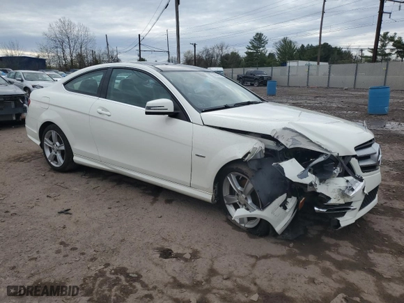 2012 Mercedes-Benz C-Class C 250 with VIN WDDGJ4HBXCF741630, listed as a Copart auction lot 52004645 with 91,428 mi miles and Salvage Title. Bid and sale history available at carsss.com. Image 4.