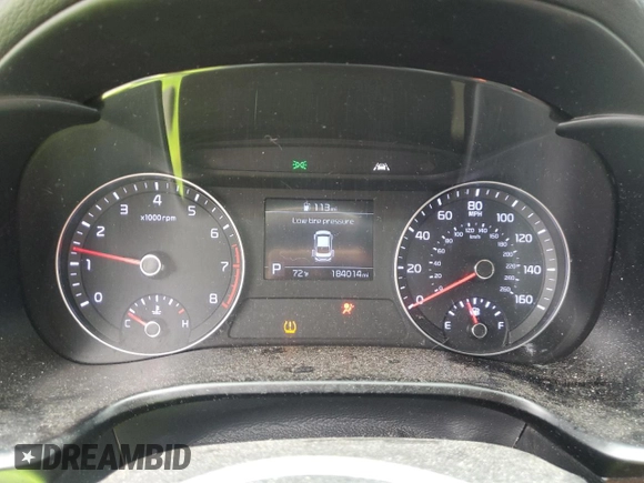 2019 Kia Forte LXS with VIN 3KPF24AD1KE120560, listed as a Copart auction lot 52337835 with 184,014 mi miles and Non Repairable. Bid and sale history available at DreamBid. Image 9.