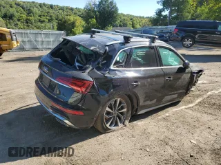 2023 Audi Q5 S line Premium Plus with VIN WA1EAAFY7P2023256, listed as a Copart auction lot 70294344 with 0 mi miles and Salvage Title. Bid and sale history available at carsss.com. Image 3.