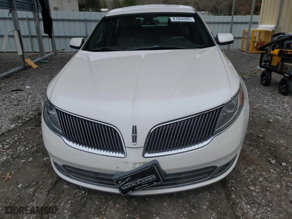 2013 Lincoln MKS with VIN 1LNHL9EK6DG607652, listed as a Copart auction lot 87854495 with 115665 miles and Salvage Title. Bid and sale history available at carsss.com. Image 5.