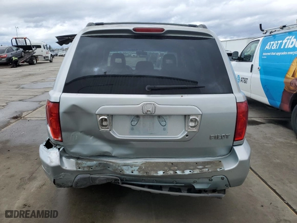 2003 Honda Pilot EX with VIN 2HKYF18563H511761, listed as a Copart auction lot 49004995 with 0 mi miles and Salvage Title. Bid and sale history available at carsss.com. Image 6.
