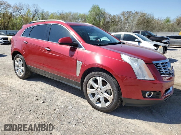 2013 Cadillac SRX Performance Collection with VIN 3GYFNDE36DS628613, listed as a Copart auction lot 52158015 with 93,382 mi miles and Salvage Title. Bid and sale history available at carsss.com. Image 4.