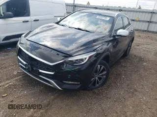 2018 Infiniti QX30 Premium with VIN SJKCH5CR9JA046321, listed as a Copart auction lot 69497704 with 121,606 mi miles and Salvage Title. Bid and sale history available at carsss.com. Image 1.