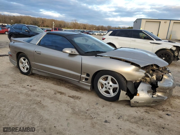 2001 Pontiac Firebird with VIN 2G2FS22K712109736, listed as a Copart auction lot 87247004 with 84965 miles and Clean Title. Bid and sale history available at carsss.com. Image 4.