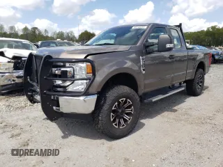 2020 Ford F-250 XL with VIN 1FT7X2BN5LEE72152, listed as a Copart auction lot 48145395 with 20,757 mi miles and Salvage title. Bid and sale history available at DreamBid. Image 1.
