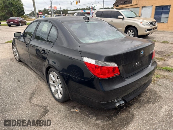 2006 BMW 5 Series 550i with VIN WBANB53506CP00450, listed as a Copart auction lot 83744374 with Not Provided miles and Clean Title. Bid and sale history available at DreamBid. Image 3.