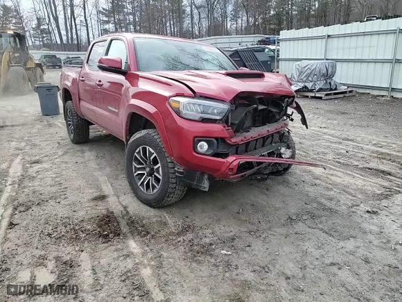2021 Toyota Tacoma 4WD SR with VIN 3TMCZ5AN7MM371380, listed as a Copart auction lot 49846625 with 57,553 mi miles and Salvage Title. Bid and sale history available at carsss.com. Image 11.