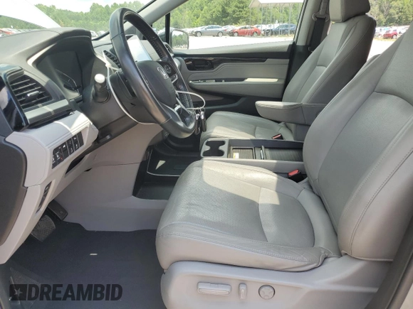 2019 Honda Odyssey Elite with VIN 5FNRL6H92KB061102, listed as a Copart auction lot 62653025 with 78,083 mi miles and Salvage title. Bid and sale history available at DreamBid. Image 7.