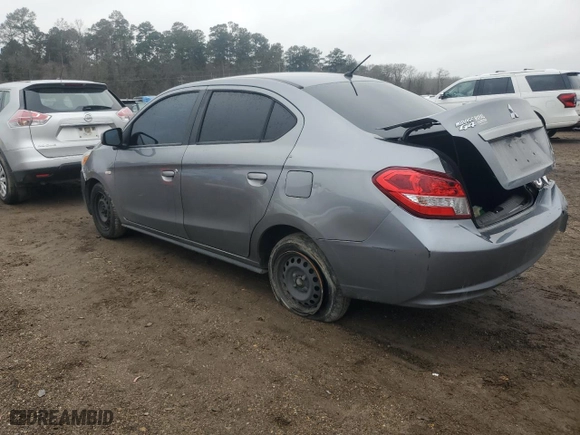 2020 Mitsubishi Mirage G4 ES with VIN ML32F3FJ4LHF07794, listed as a Copart auction lot 88760955 with 86,592 mi miles and Salvage Title. Bid and sale history available at carsss.com. Image 2.