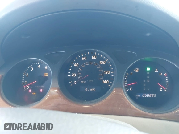 2005 Lexus ES 350 with VIN JTHBA30G955137144, listed as a IAAI auction lot 42170631 with 268,835 mi miles and . Bid and sale history available at DreamBid. Image 7.