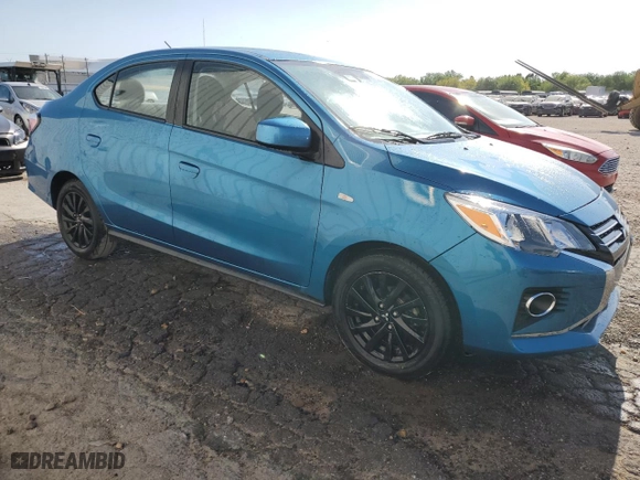 2022 Mitsubishi Mirage G4 ES with VIN ML32FUFJ9NHF03670, listed as a Copart auction lot 52821545 with 65,366 mi miles and Clean Title. Bid and sale history available at carsss.com. Image 4.